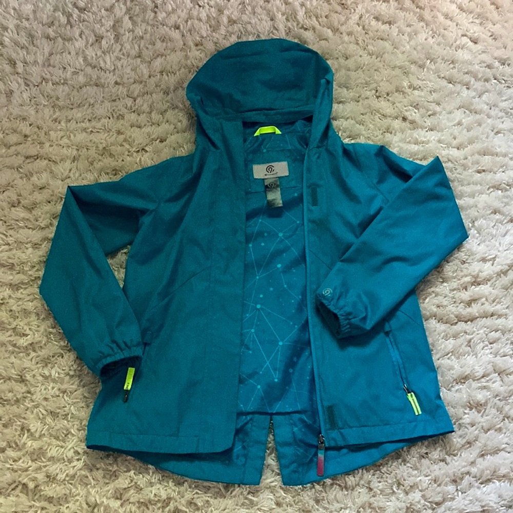 Turquoise Champion Rain Coat